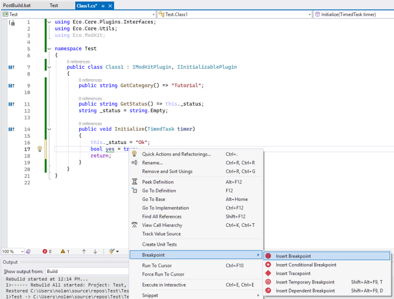 File:VS2022 -- Adding a breakpoint.png