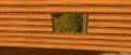 A proper sized window of 1 log high and two logs long to get the Research Table that it is located indoors.