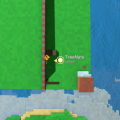 A Construction Post as seen on the minimap.